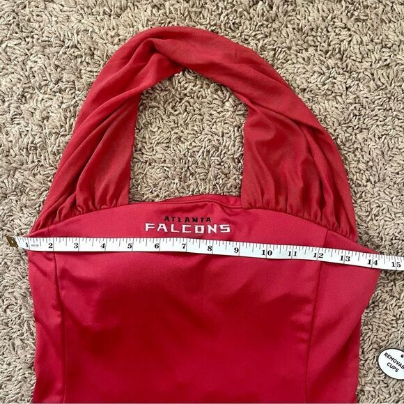 NFL All Sport Couture Red Atlanta Falcons Sports First Down Halter Top SZ XS NWT - Picture 8 of 11